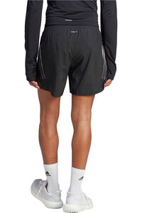 adidas pantaloneta técnica hombre RUN ICONS SHORT 5 vista trasera