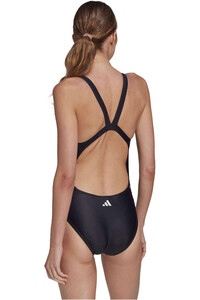 adidas bañador natación mujer Big Bars Graphic vista trasera