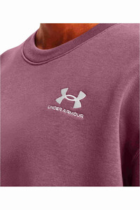 Under Armour sudadera mujer Essential Flc OS Crew vista detalle