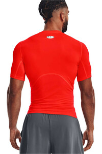 Under Armour camiseta fitness hombre UA HG Armour Comp SS vista trasera