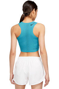 Nike camiseta técnica tirantes mujer W NK DFADV AROSWFT CROP vista trasera