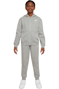 Nike chándal niño K NSW CLUB FLC FZ TRACKSUIT vista frontal