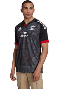 Camiseta primera equipación All Blacks Rugby - Negro adidas