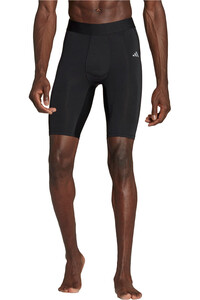 adidas pantalón futbol calentador TF SHRT TIGHT M vista frontal