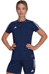 adidas camisetas fútbol manga corta TIRO 23 JSY W vista frontal