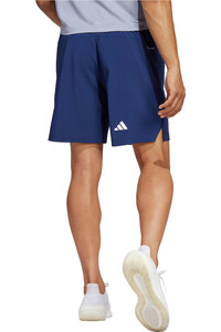 adidas pantalón corto fitness hombre TI 3BAR SHORT 5 vista trasera