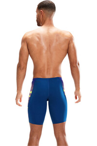 Speedo bañador natación hombre Placement Digital V-Cut Jammer vista trasera