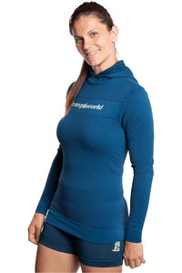 Trango camisetas trail running manga larga mujer SUDADERA LIMONE vista frontal