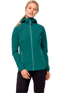 Jack Wolfskin chaqueta softshell mujer GO HIKE SOFTSHELL W vista frontal