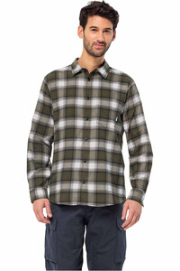 Jack Wolfskin camisa manga larga hombre WANDERWEG SHIRT M vista frontal