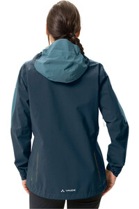 Vaude chaqueta impermeable mujer Women's Moab Rain Jacket II vista trasera