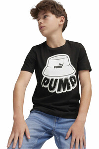 Puma camiseta manga corta niño ESS+ MID 90s Graphic vista frontal