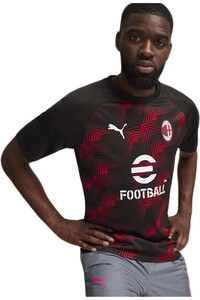 Puma camiseta de fútbol oficiales MILAN 24 PREMATCH vista frontal