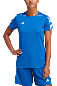 adidas camisetas fútbol manga corta TIRO 23 JSY W vista frontal