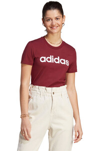 adidas camiseta manga corta mujer W LIN T vista frontal