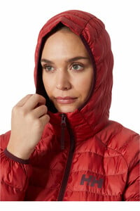 Helly Hansen chaqueta outdoor mujer W BANFF HOODED INSULATOR vista detalle