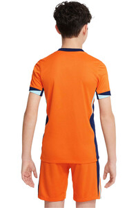 Nike camiseta de fútbol oficiales niño HOLANDA 24 Y NK DF STAD JSY SS HM vista trasera