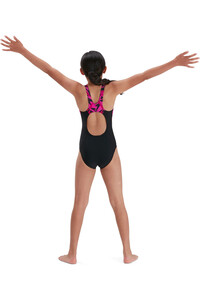 Speedo bañador natación niña Girls HyperBoom Splice Muscleback vista trasera