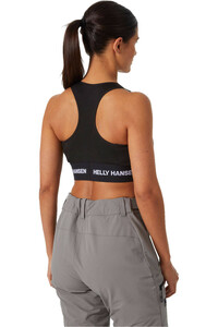 Helly Hansen camiseta térmica manga corta mujer W LIFA MERINO MIDW BRA vista trasera