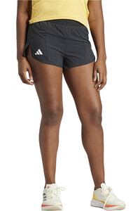 adidas pantalón running mujer ADIZERO E SHORT vista frontal