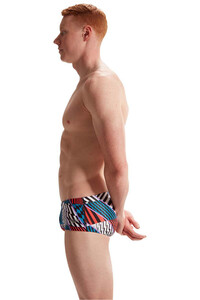 Speedo bañador natación hombre Mens 13.5cm Club Training Allover Brief vista detalle