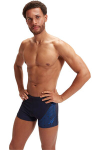 Speedo bañador natación hombre Medley Logo Aquashort vista frontal