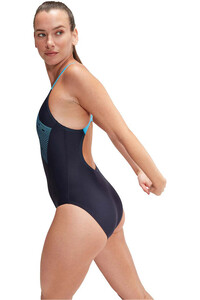 Speedo bañador natación mujer Womens Medley Logo 1 Piece vista detalle