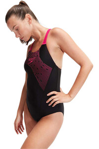 Speedo bañador natación mujer Medley Logo 1 Piece vista detalle