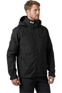 Helly Hansen chaquetas hombre CREW HOODED MIDLAYER JACKET 2 vista frontal