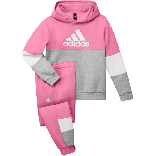 Elocuente peligroso después del colegio adidas Sportswear Colourblock Fleece rosa chándal niño | Forum Sport