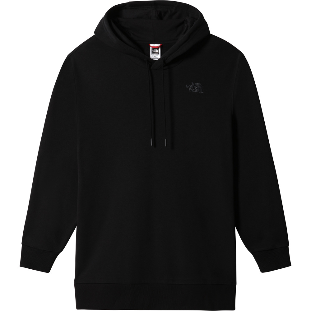 The North Face Women's Plus Size Oversized Essential Hoodie (5IGI) tnf black - Jerséis mujer