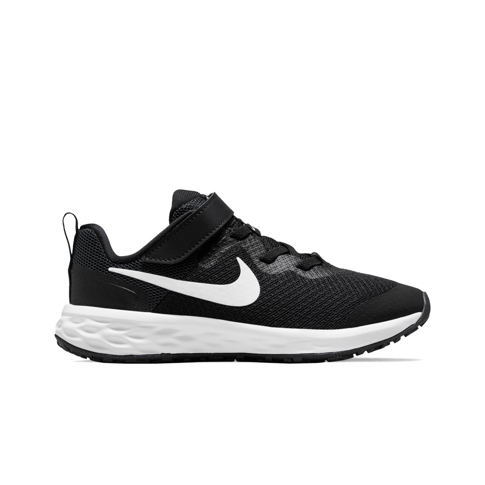 Nike Revolution 6 Small Kids black/white/dark smoke grey - Calzado infantil