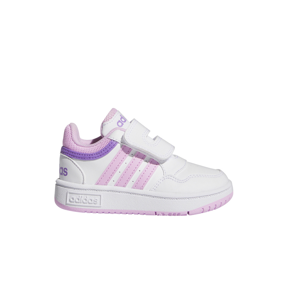 Comprar en oferta Adidas Hoops Baby & Toddler cloud white/bliss lilac/violet fusion/white