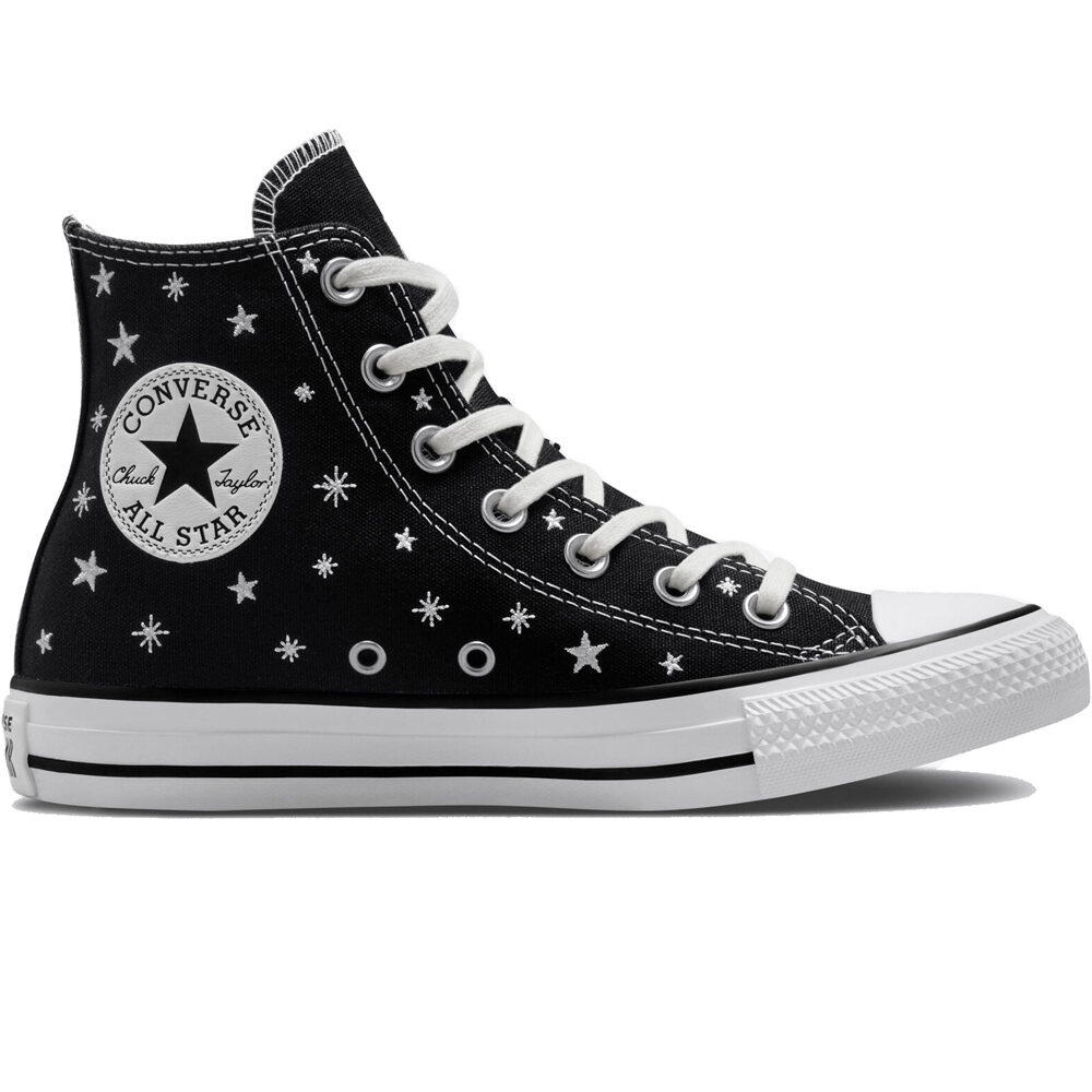 Converse Chuck Taylor All Star Hi Embroidered Stars black/egret/vintage white