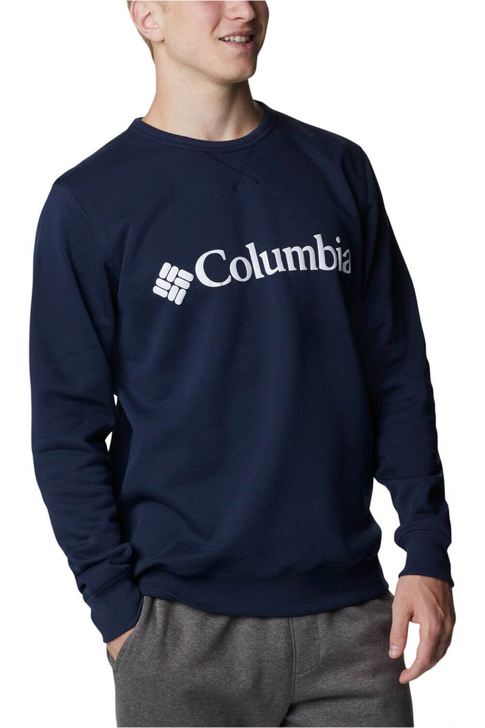 Comprar en oferta Columbia Logo Fleece Crew (1884931) collegiate navy/csc branded logo