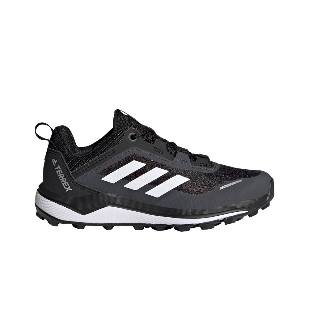 Adidas Terrex Agravic Flow Pm Kids core black/crystal white/solar red - Zapatillas running