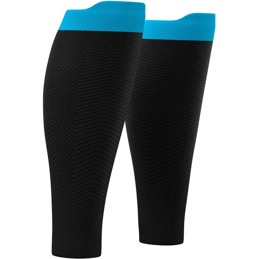 Compressport R2 Oxygen Cycling Leg Warmers black - Accesorios ropa ciclista