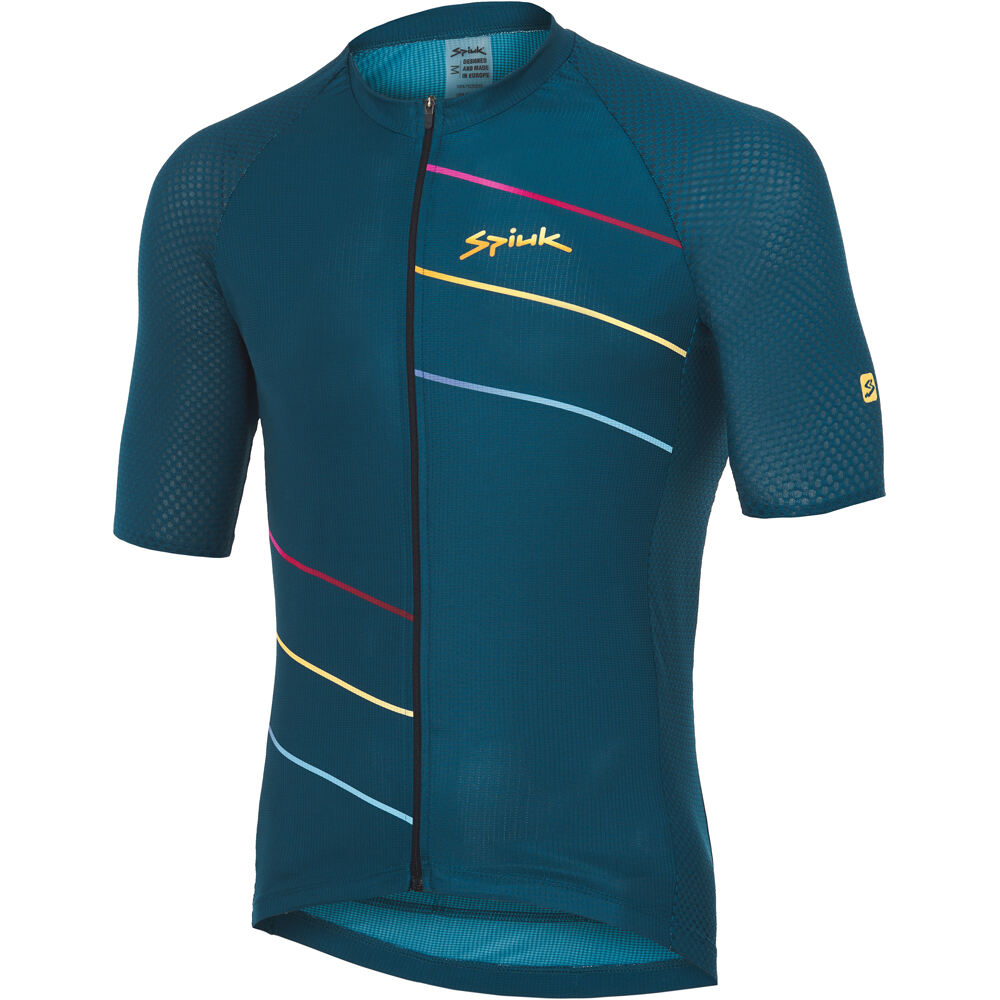 Spiuk Top Ten Star Short-Sleeved Jersey 2023 blue - Maillots ciclistas