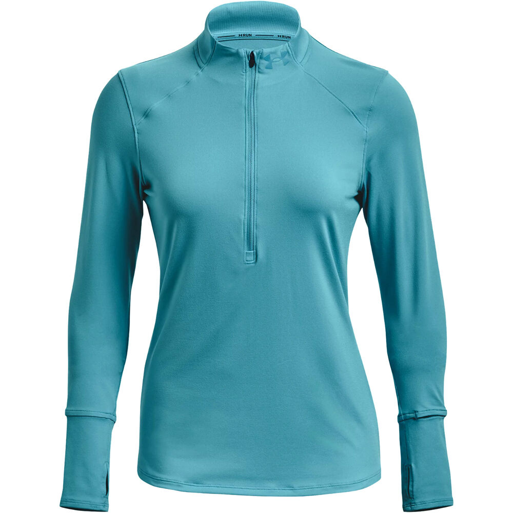 Under Armour UA Qualifier Run 2.0 Shirt half Zip Women (1365632) glacier blue/reflective - Ropa running