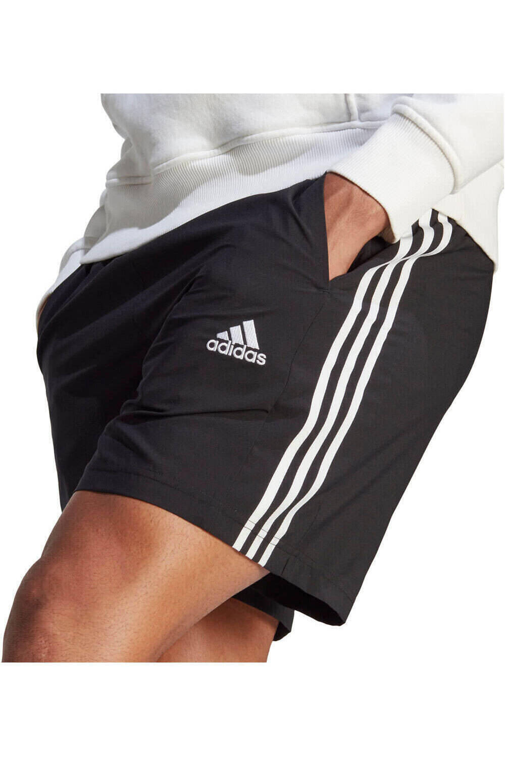 Comprar en oferta Adidas Essentials Fleece 3-Stripes Pants black/white
