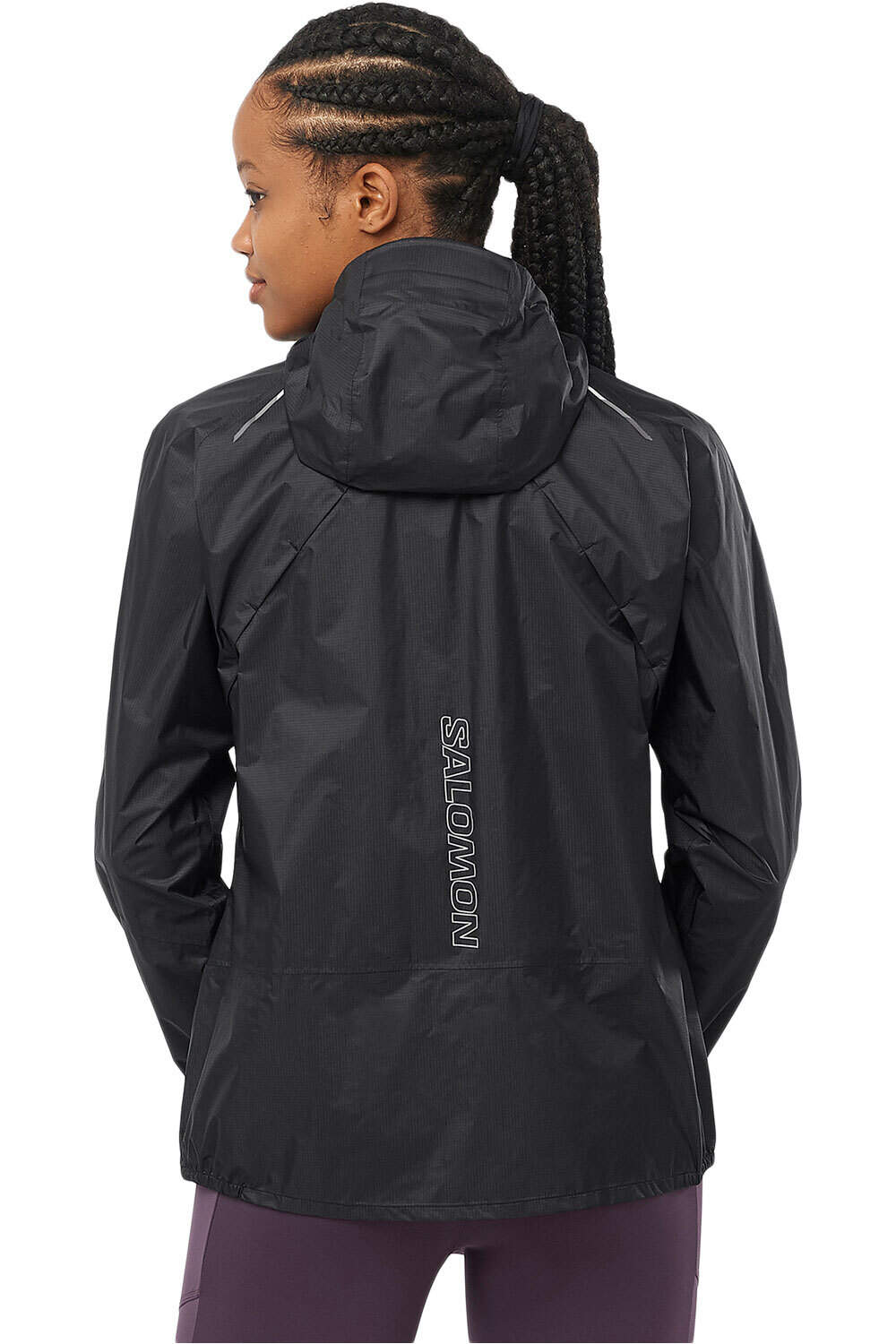 Salomon Bonatti Waterproof Shell Jacket Women deep black