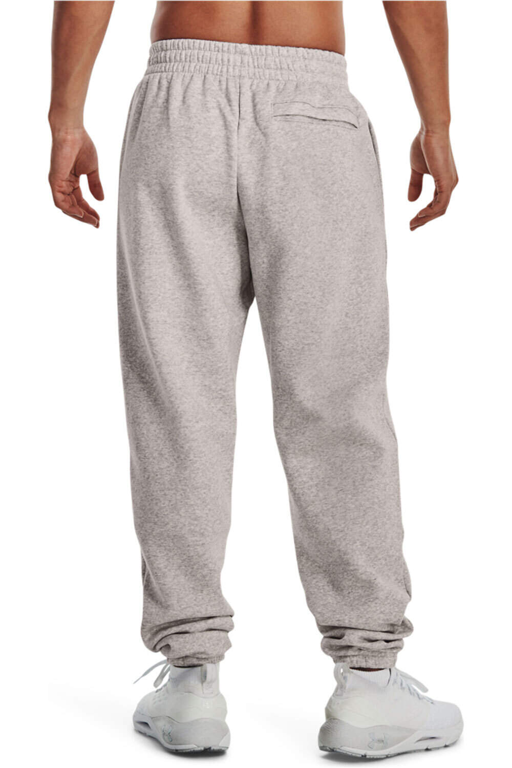 Comprar en oferta Under Armour UA Essential Fleece Joggingpants (1373882) ghost grey medium heather/white