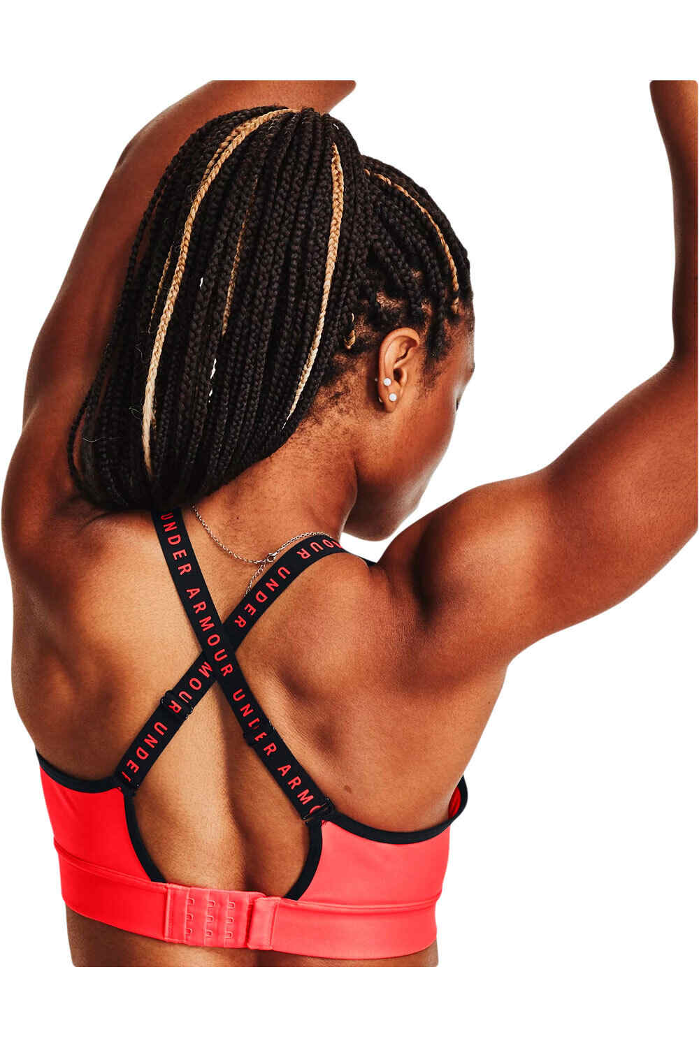 Under Armour Infinity Mid Covered Sports Bra beta/black - Ropa interior técnica