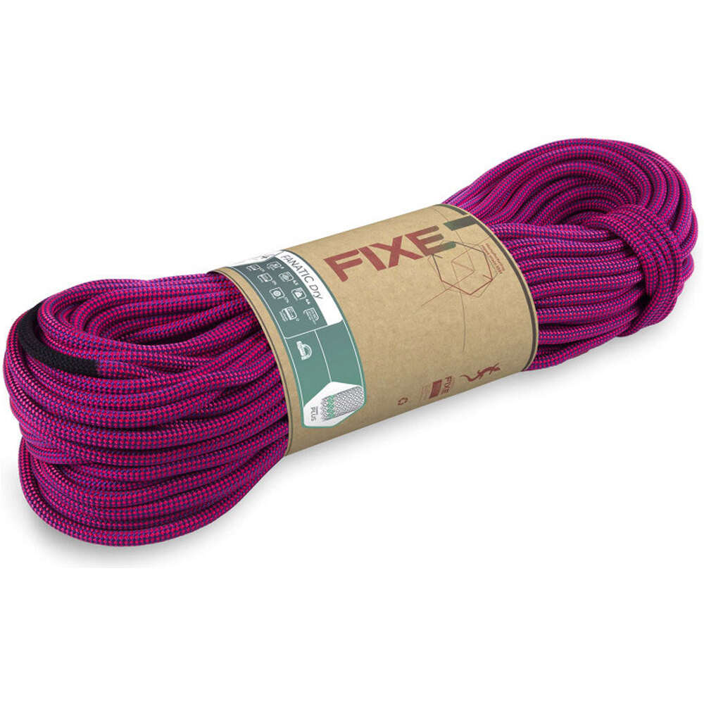 Fixe Fanatic 8,4mm Dry (60m, violet-pink) - Cuerdas de escalada