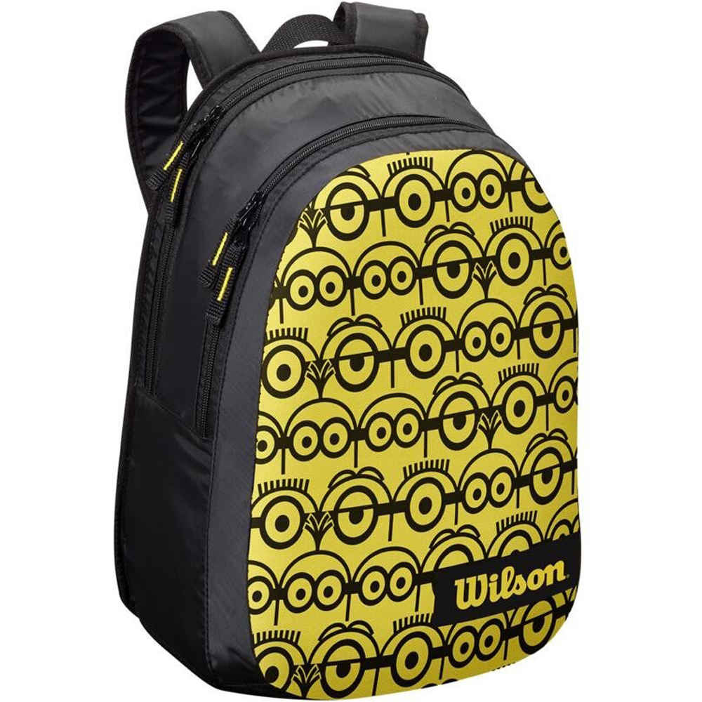 Wilson Youth Minions Tennis Backpack black/yellow - Bolsas de tenis