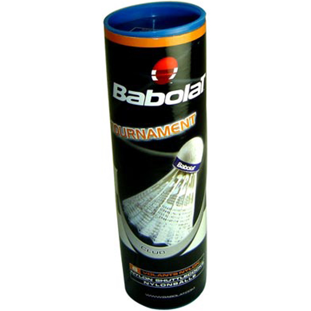 Babolat pluma bádminton TOURNAM.WHITE.MED vista frontal