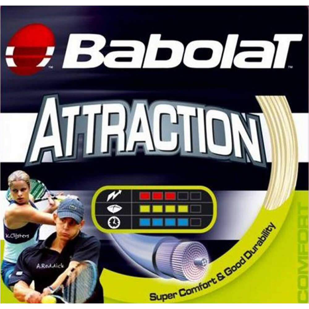 Babolat cordaje tenis ATTRACTION vista frontal