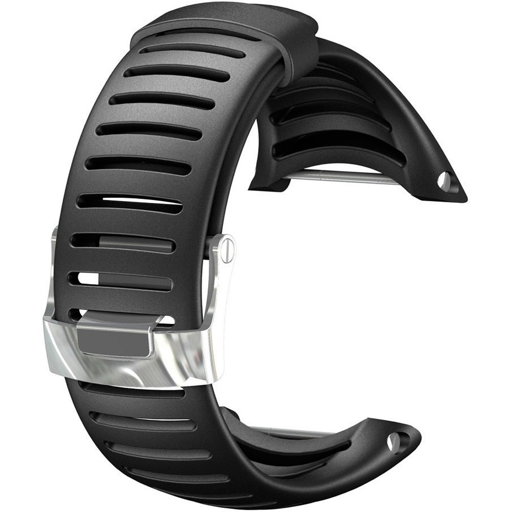 Suunto correas de relojes deportivos Light Black strap vista frontal