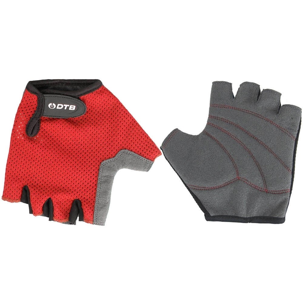 Dtb guantes cortos ciclismo G-RUTA vista frontal