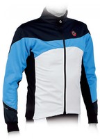 Spiuk cortavientos ciclismo hombre CHAQUETA TEAM NEGRO/AZUL/BLANCO 2011 vista frontal